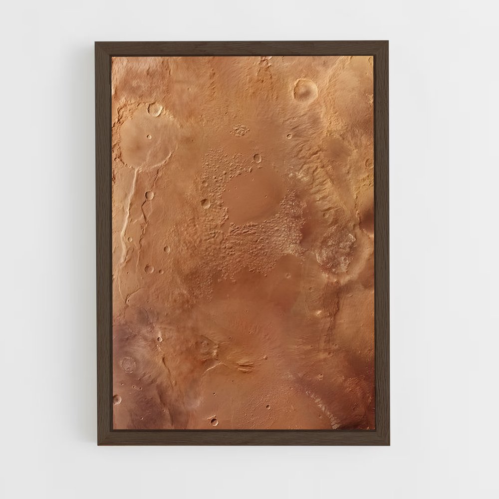 Poster magnifique surface de Mars – affiche Système solaire (vue 5)
